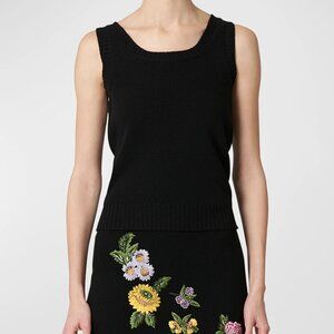 BNWT Carolina Herrera Cashmere knit tank top - Large